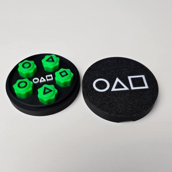 Korean game Kongi gonggi Gongs from the series Squid game neon - Image 4