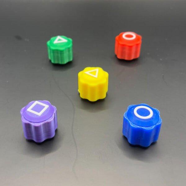 Korean game Kongi gonggi Gongs from the series Squid game neon - Image 5