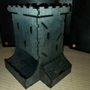 Brown Dice Tower for DnD