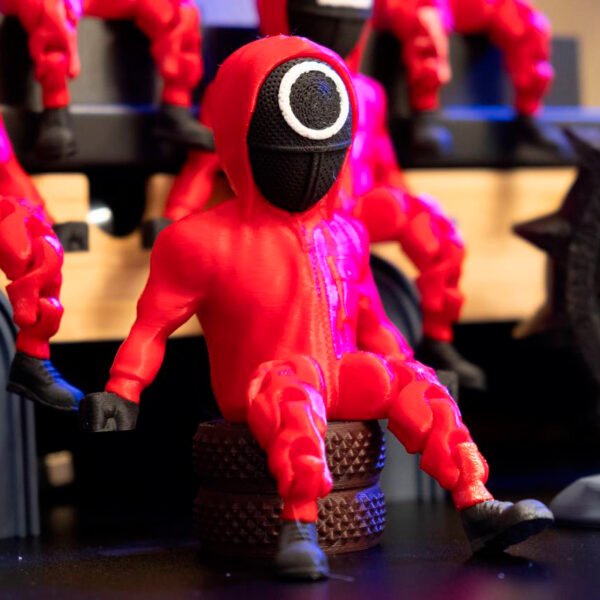 Sitting Guard Figures from the "Squid Game" Series - Image 4
