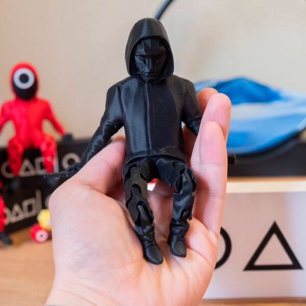 Seated Black Mask Figure (Front Man) from the "Squid Game" Series - Image 6