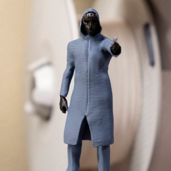Black Mask Figure (Front Man) with Gun from the "Squid Game" Series - Image 2