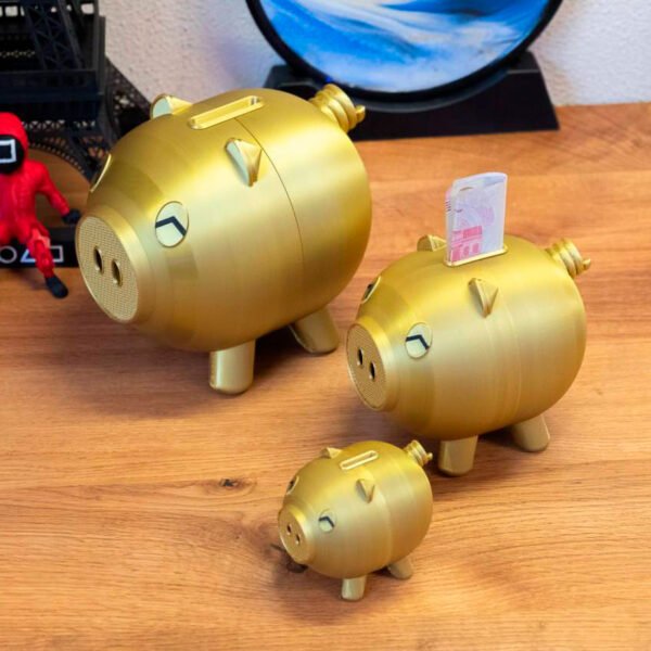 Golden Piggy Bank from "Squid Game" - Image 3