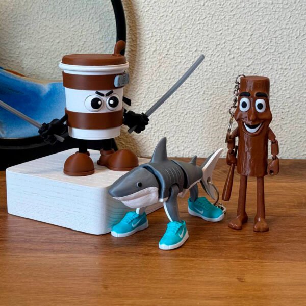 Cappuccino Assassino – Italian Brainrot Meme Figurine in 3D! small - Image 9