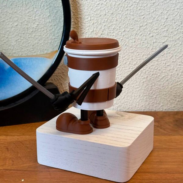 Cappuccino Assassino – Italian Brainrot Meme Figurine in 3D! small - Image 10