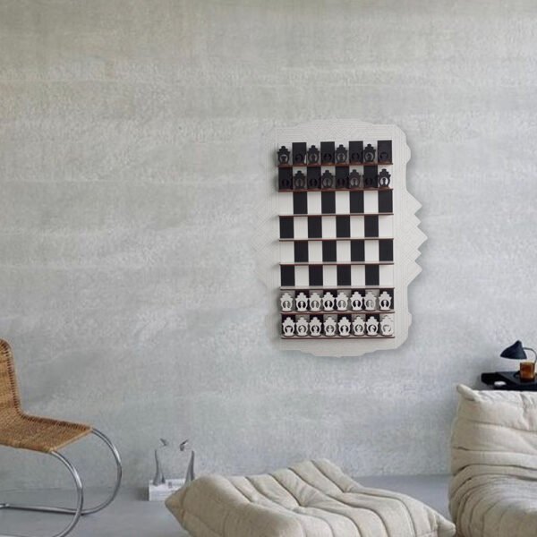Wooden Wall-mounted Chess - Image 2
