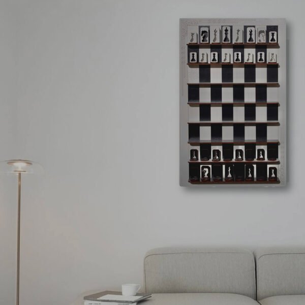 Wooden Wall-mounted Chess - Image 3