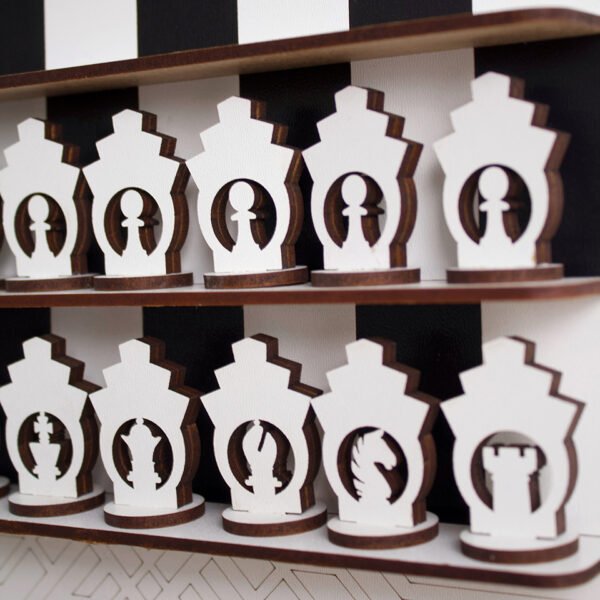 Wooden Wall-mounted Chess - Image 6